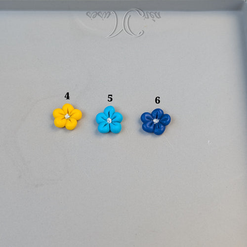 Clous d'oreilles Mini Floralie Couleur Argent
